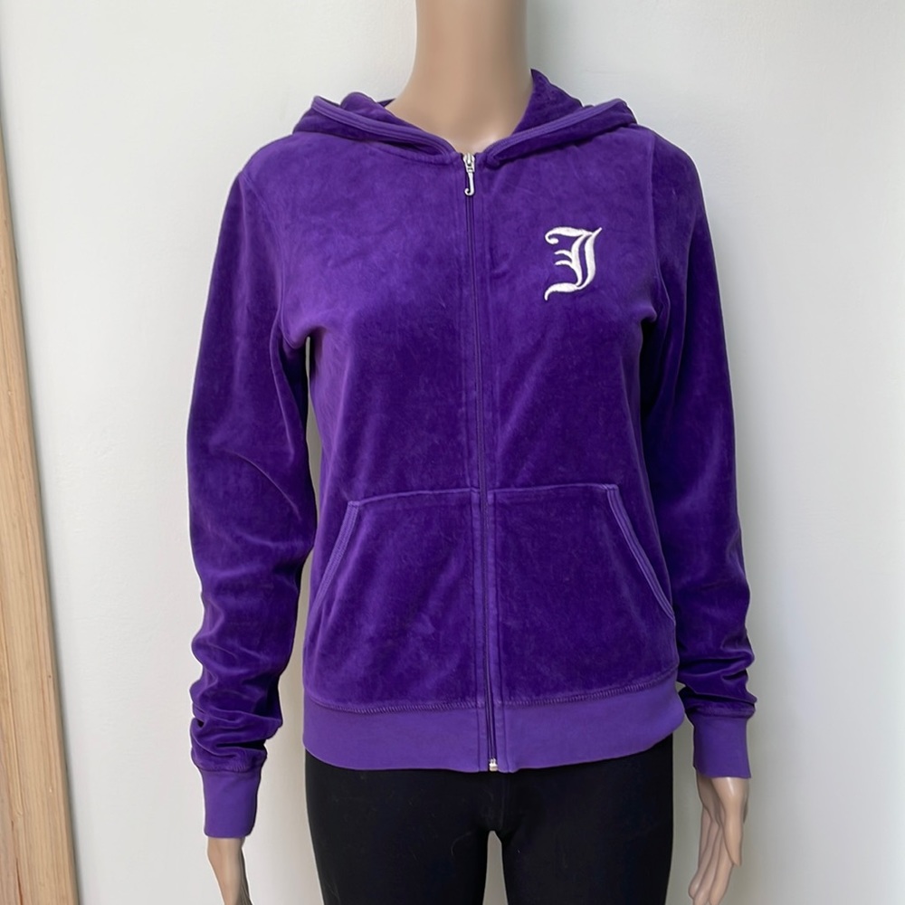 Juicy Couture jacket Original Y2K Velour Full Zip Track Jacket